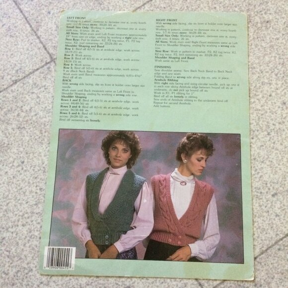 Leisure Arts Knit & Crochet Afghans Vests Cardigans - Picture 5 of 16